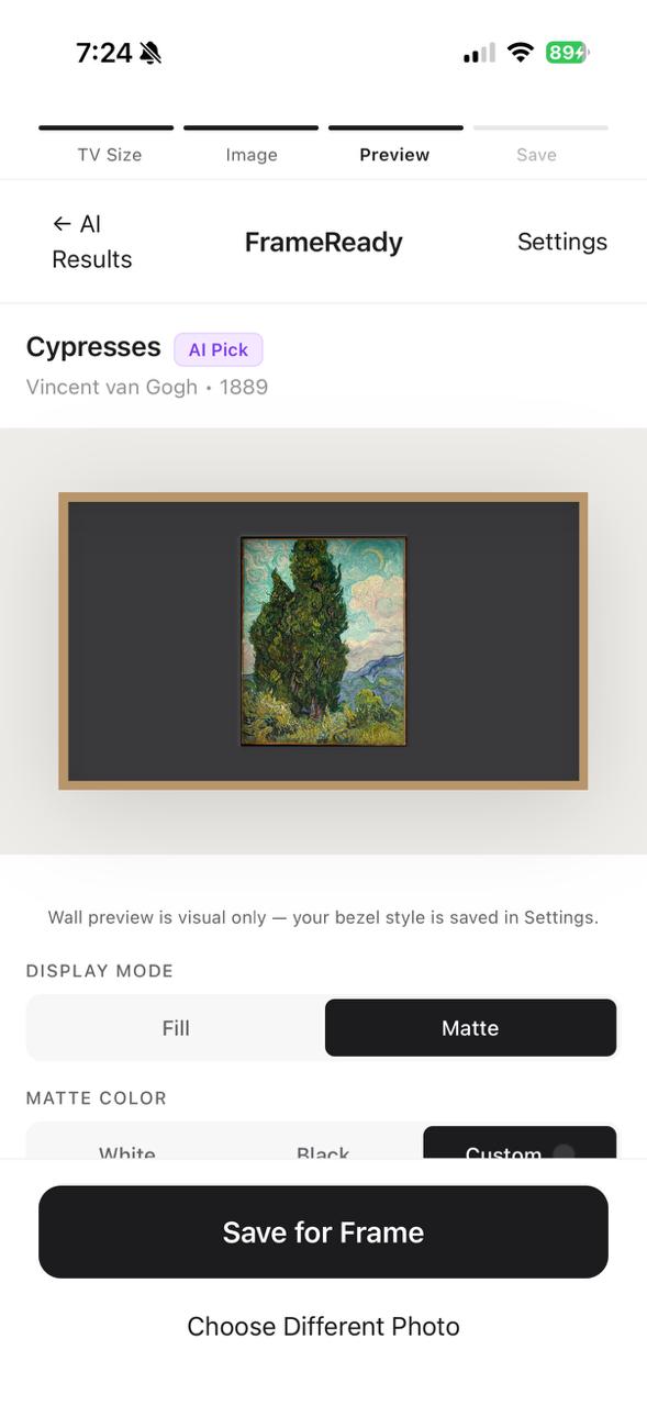 Smart presentation options